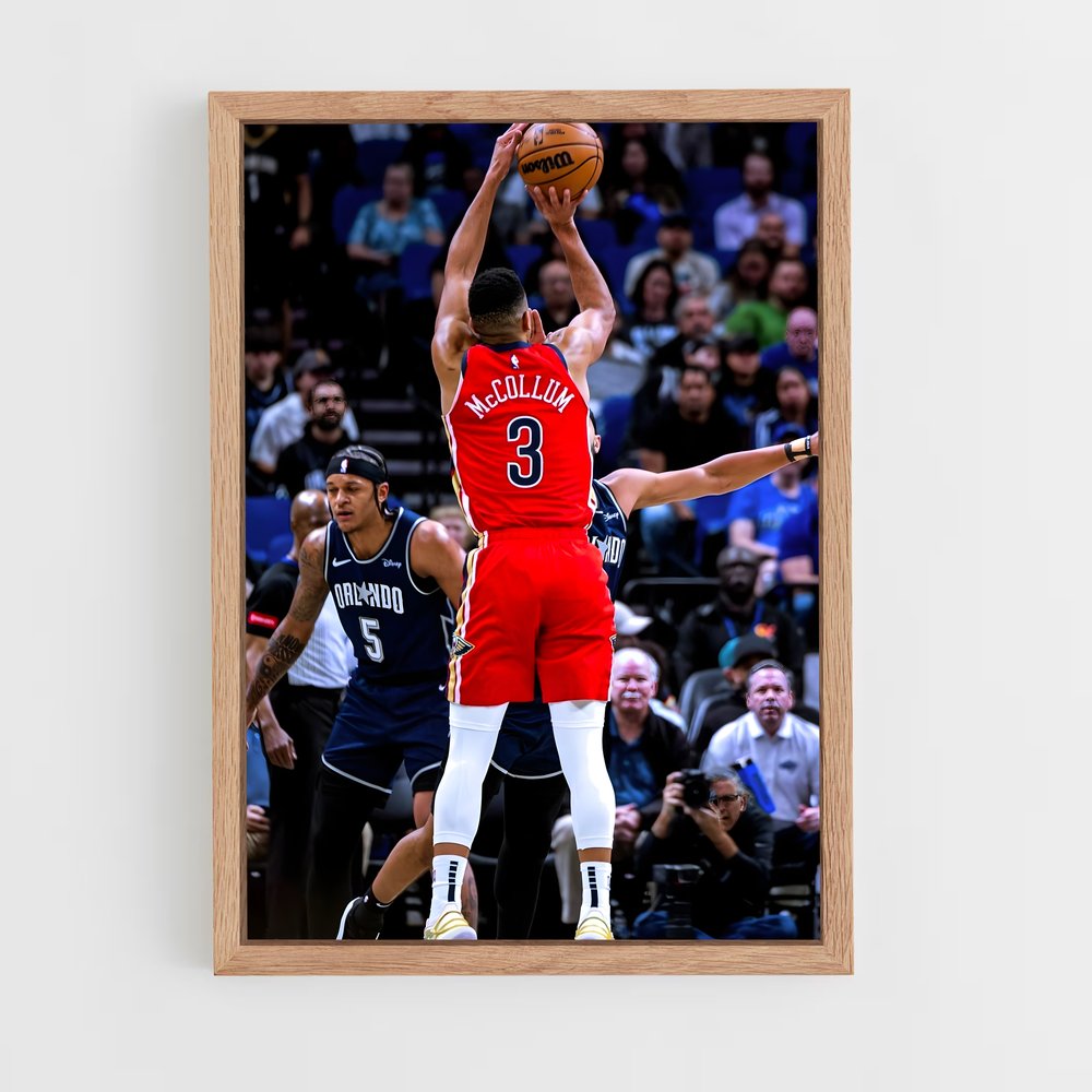 Poster mccollum panier – affiche Basketball (vue 4)